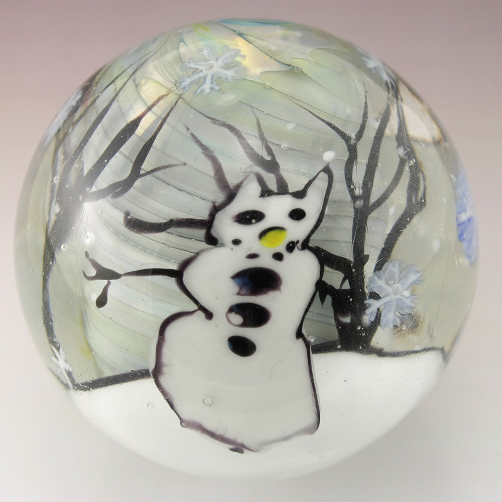 Winter Kitty Marble