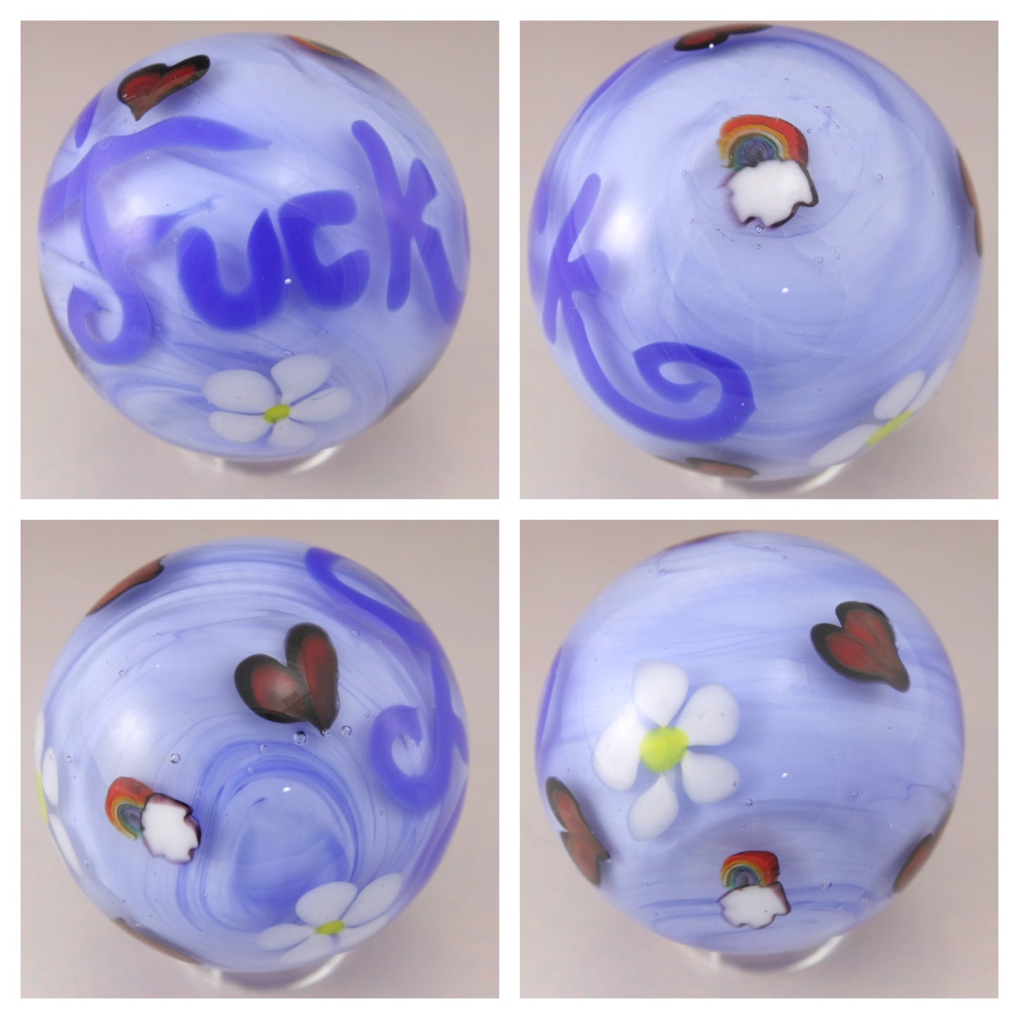 Petite Cutesy "Fuck" Marble