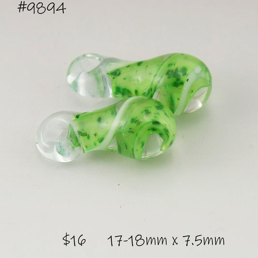 Green Sparkle Twist Mini Drips