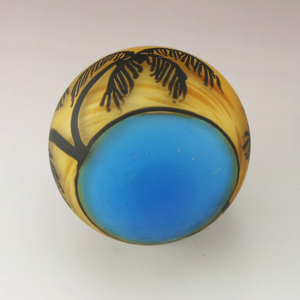 Tropical Palm Tree Silhouette Marble